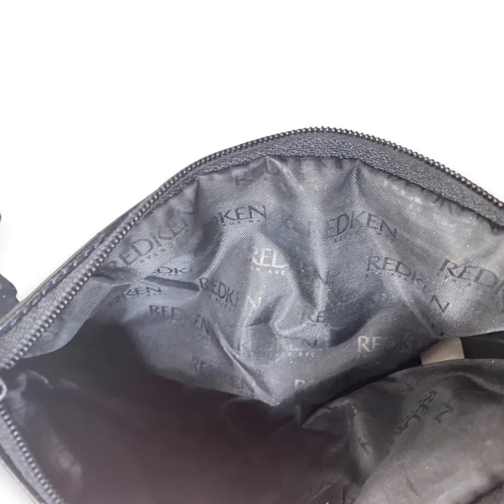 Set of 3 makeup bags world market, redken & poo pourri black gold and cream